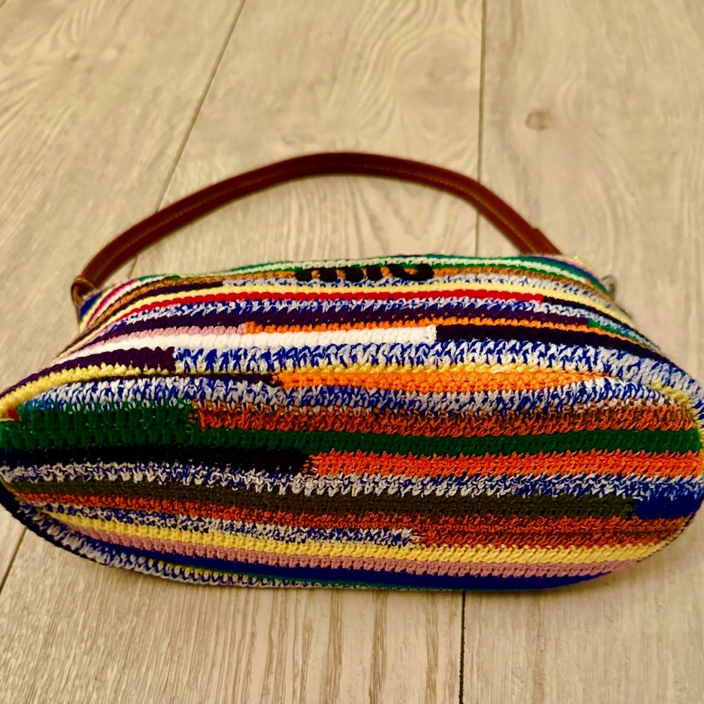 Miu Miu Crochet Rainbow Pouch - Picture 4 of 5